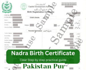 How To Easily Get Your Nadra Birth Certificate Online In Pakistan