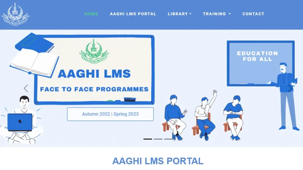 aaghi LMS portal