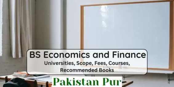 BS economics and finance scope universities courses books